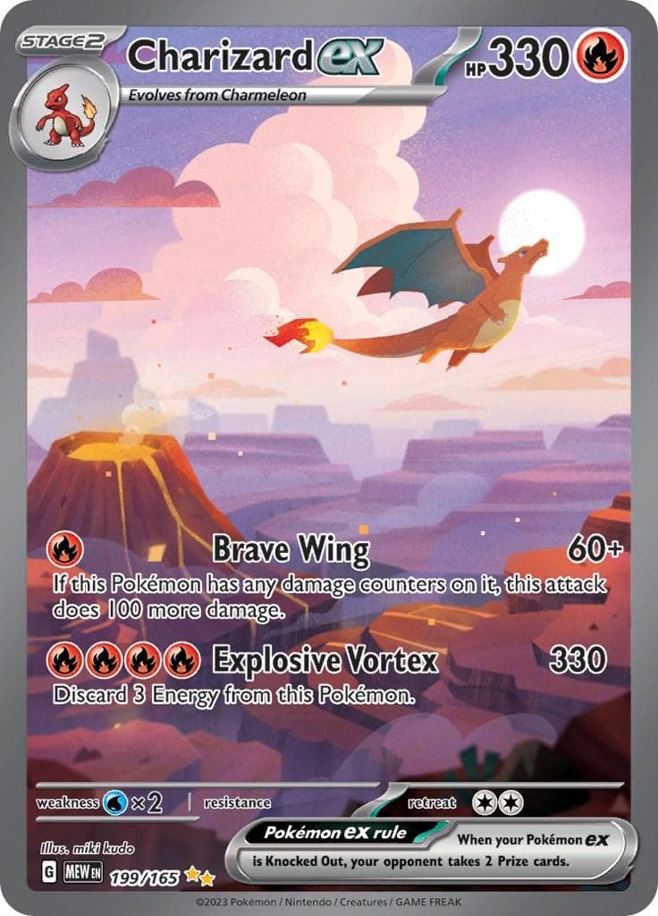 Charizard ex Special Illustration Rare card art