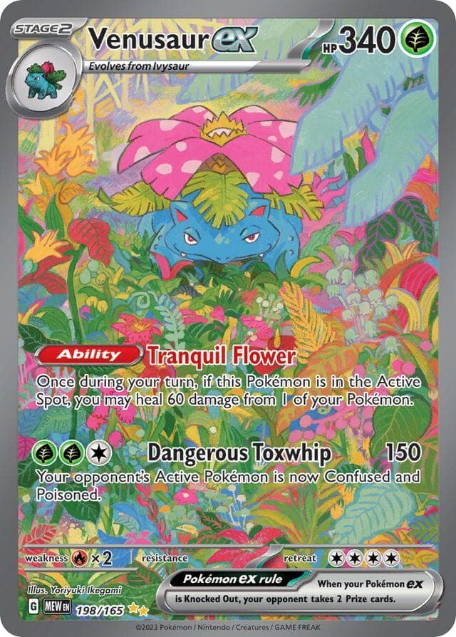 Venusaur ex Special Illustration Rare card art